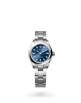Rolex Oyster Perpetual in Oystersteel m276200-0003 at Reeds Jewelers