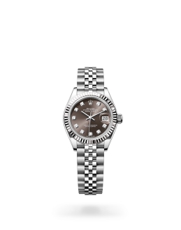 Rolex Lady-Datejust in Oystersteel, Oystersteel and gold m279174-0015 at Reeds Jewelers