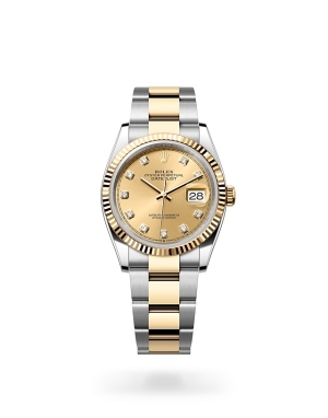 Rolex Datejust in Oystersteel and gold m126233-0018 at Reeds Jewelers