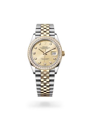Rolex Datejust in Oystersteel and gold m126283rbr-0031 at Reeds Jewelers