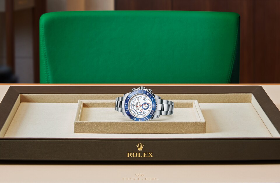 Rolex Yacht-Master in Oystersteel m116680-0002 at Reeds Jewelers