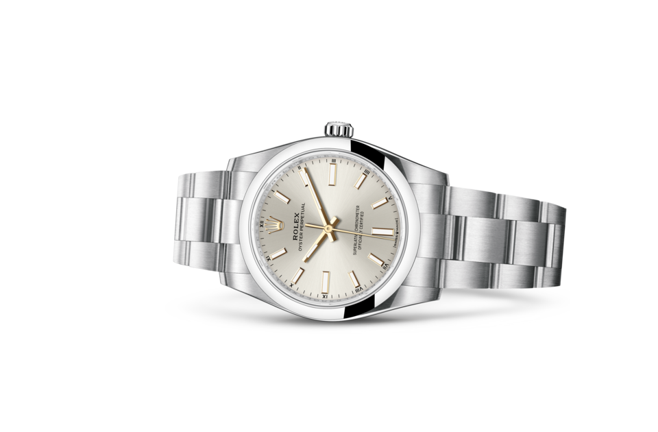 Rolex Oyster Perpetual in Oystersteel m124200-0001 at Reeds Jewelers