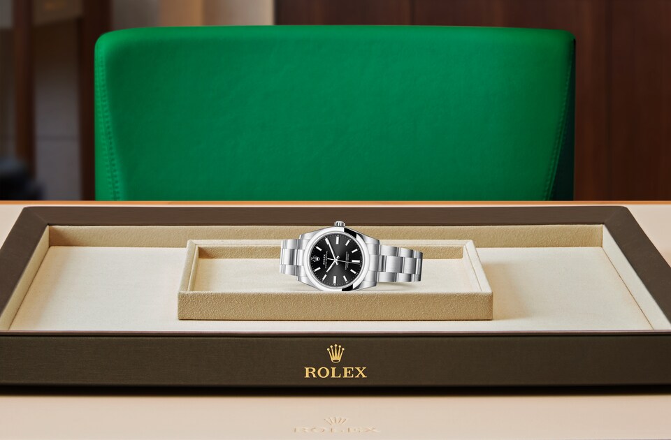 Rolex Oyster Perpetual in Oystersteel m124200-0002 at Reeds Jewelers