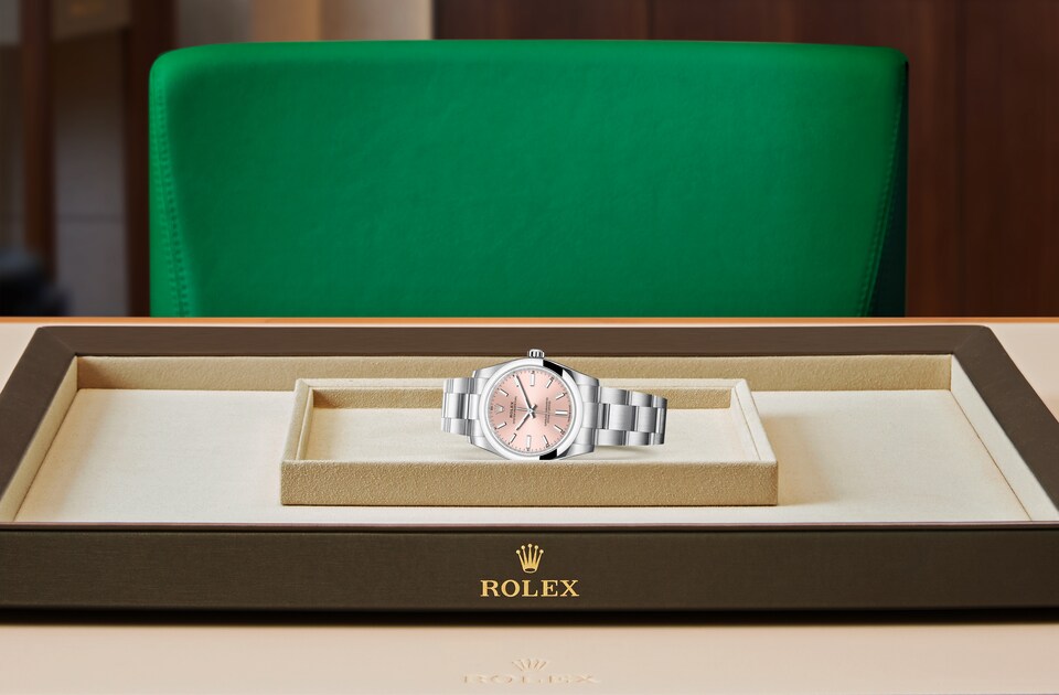 Rolex Oyster Perpetual in Oystersteel m124200-0004 at Reeds Jewelers