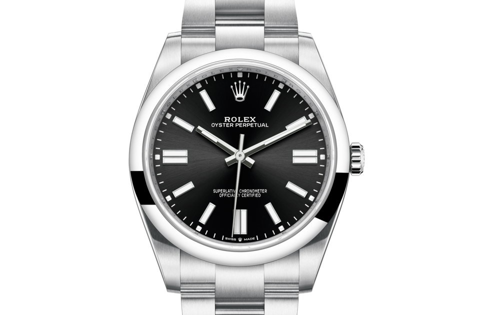 Rolex Oyster Perpetual in Oystersteel m124300-0002 at Reeds Jewelers