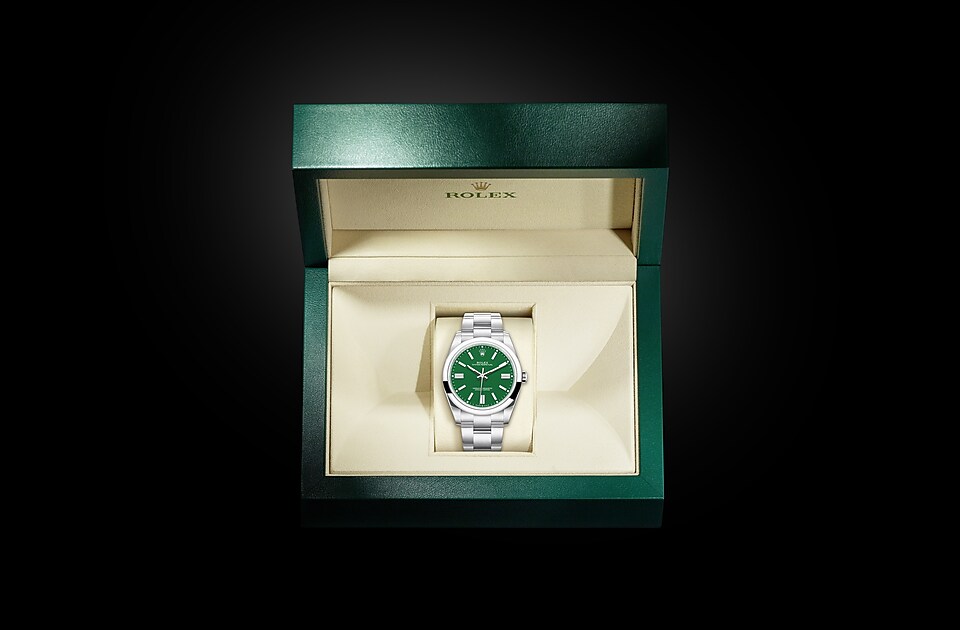 Rolex Oyster Perpetual in Oystersteel m124300-0005 at Reeds Jewelers