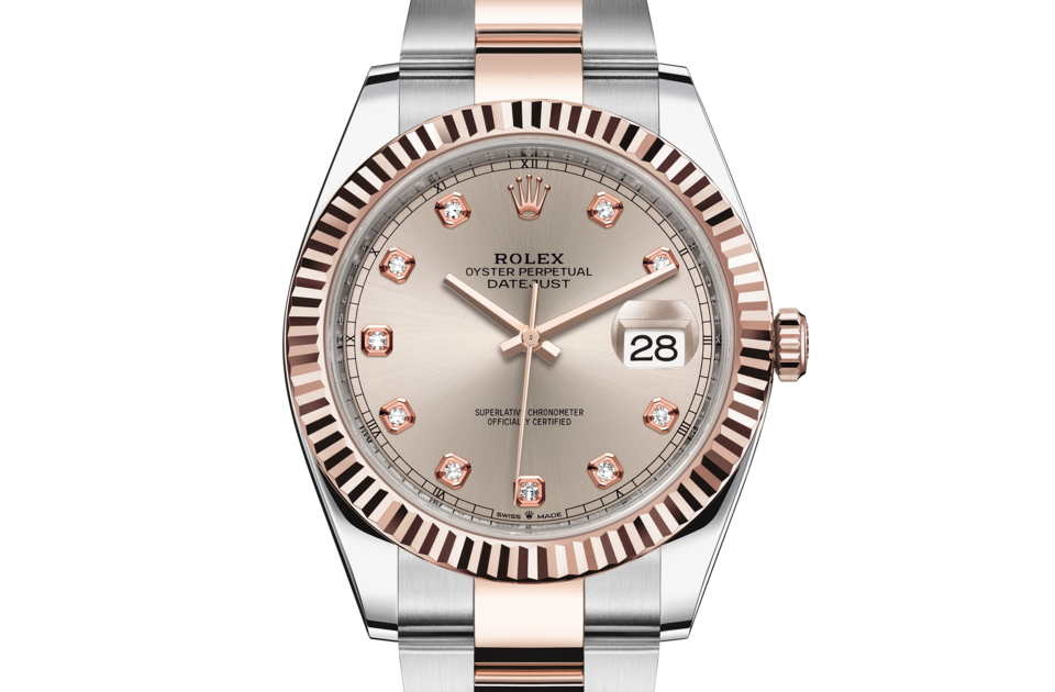 Rolex Datejust in Oystersteel and gold m126331-0007 at Reeds Jewelers