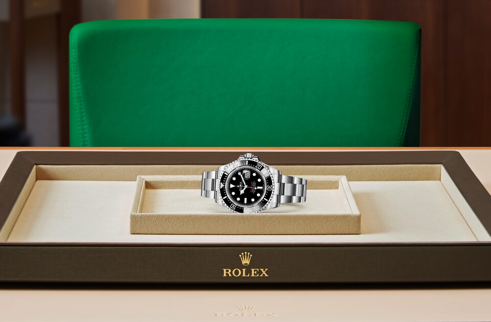 Rolex Sea-Dweller in Oystersteel m126600-0002 at Reeds Jewelers