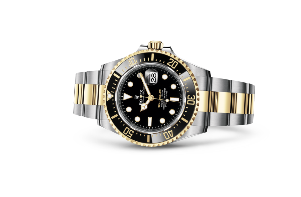 Rolex Sea-Dweller in Oystersteel and gold m126603-0001 at Reeds Jewelers
