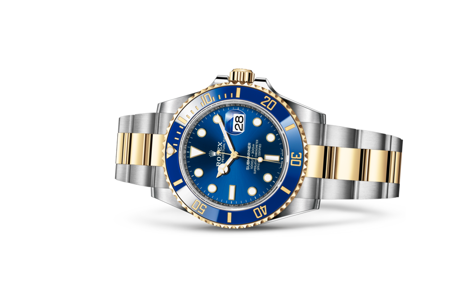 Rolex Submariner in Oystersteel and gold m126613lb-0002 at Reeds Jewelers