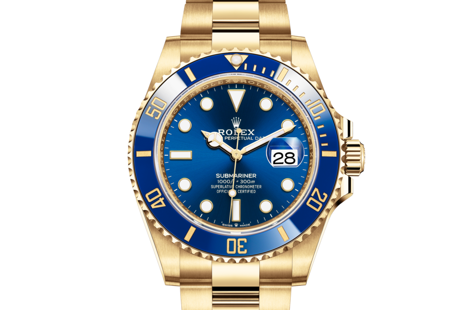 Rolex Submariner in Gold m126618lb-0002 at Reeds Jewelers