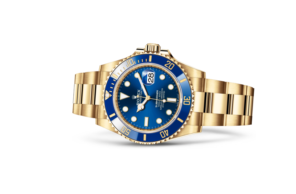 Rolex Submariner in Gold m126618lb-0002 at Reeds Jewelers