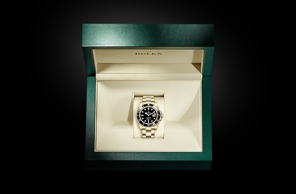 Rolex Submariner in Gold m126618ln-0002 at Reeds Jewelers