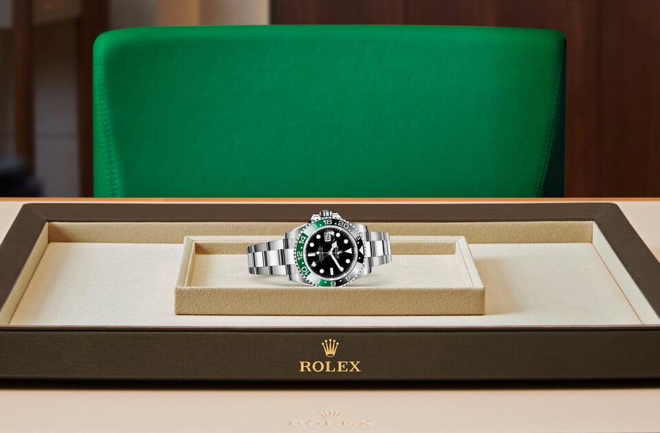 Rolex GMT-Master II in Oystersteel m126720vtnr-0001 at Reeds Jewelers