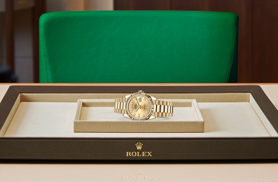 Rolex Day-Date in Gold m128238-0008 at Reeds Jewelers