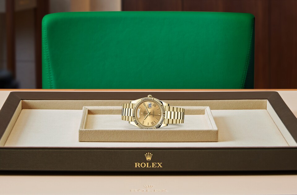 Rolex Day-Date in Gold m228238-0006 at Reeds Jewelers