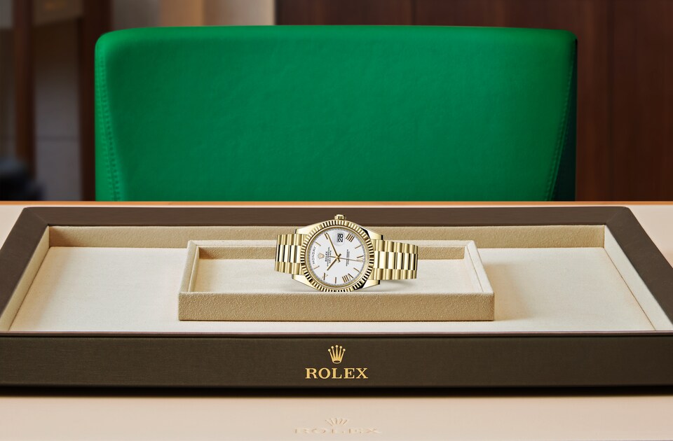 Rolex Day-Date in Gold m228238-0042 at Reeds Jewelers
