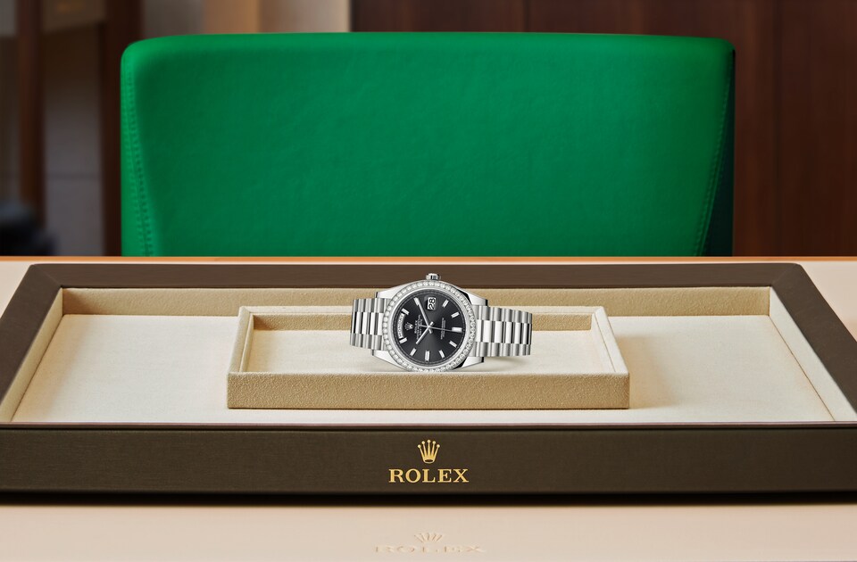 Rolex Day-Date in Gold m228349rbr-0003 at Reeds Jewelers
