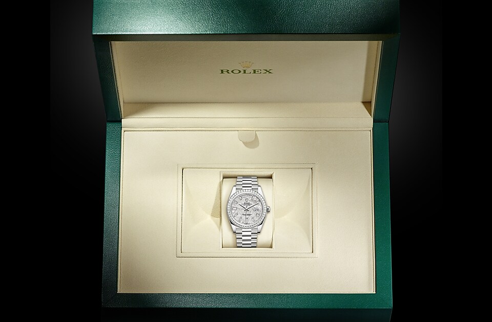 Rolex Day-Date in Gold m228349rbr-0040 at Reeds Jewelers