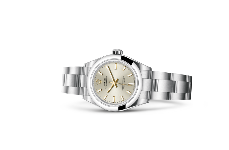 Rolex Oyster Perpetual in Oystersteel m276200-0001 at Reeds Jewelers