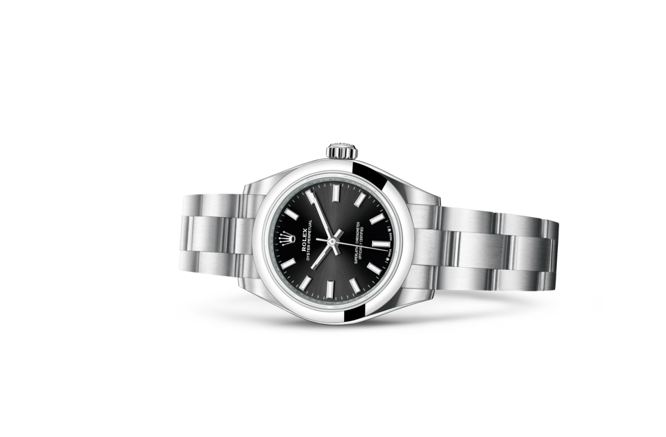 Rolex Oyster Perpetual in Oystersteel m276200-0002 at Reeds Jewelers