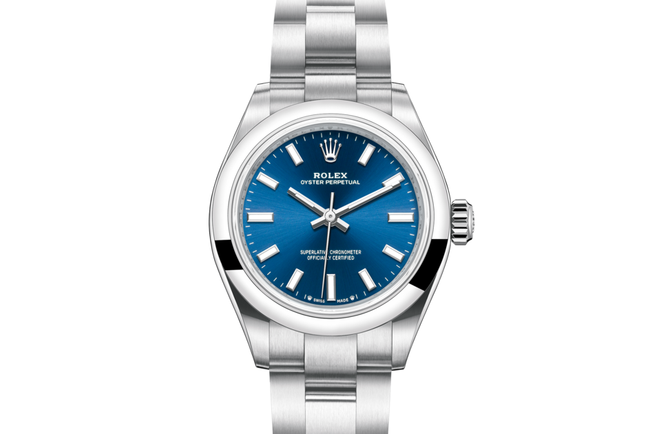 Rolex Oyster Perpetual in Oystersteel m276200-0003 at Reeds Jewelers