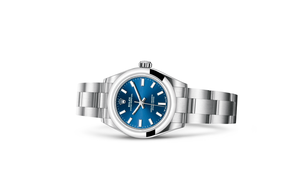 Rolex Oyster Perpetual in Oystersteel m276200-0003 at Reeds Jewelers