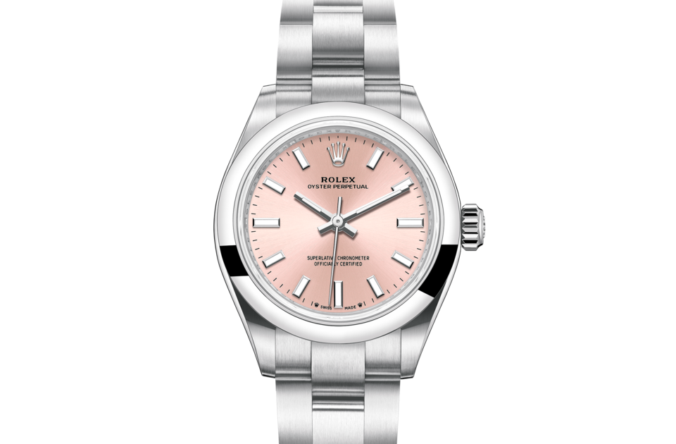 Rolex Oyster Perpetual in Oystersteel m276200-0004 at Reeds Jewelers