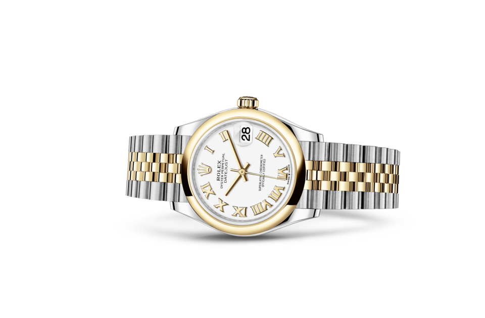 Rolex Datejust in Oystersteel and gold m278243-0002 at Reeds Jewelers