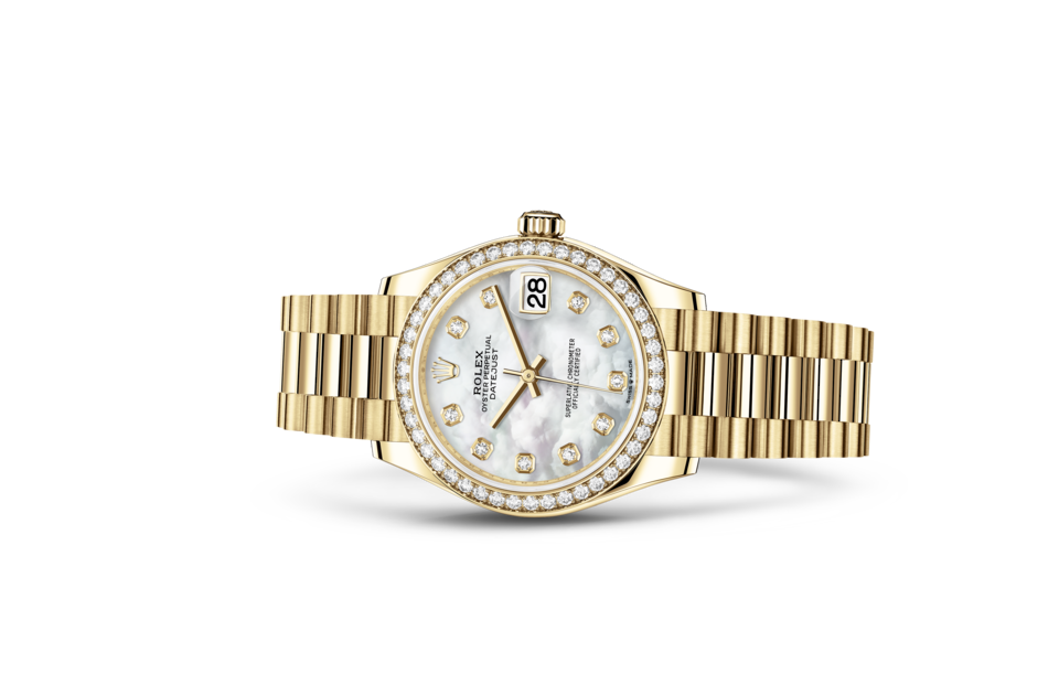 Rolex Datejust in Gold m278288rbr-0006 at Reeds Jewelers