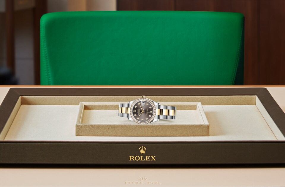 Rolex Datejust in Oystersteel and gold m278383rbr-0021 at Reeds Jewelers