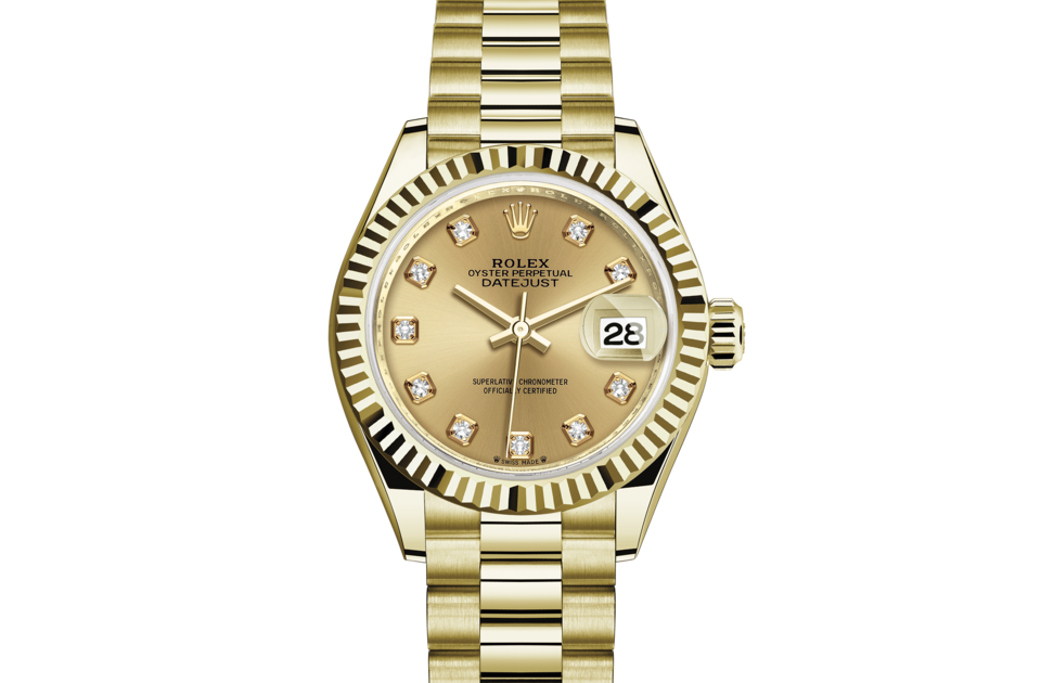 Rolex Lady-Datejust in Gold m279178-0017 at Reeds Jewelers