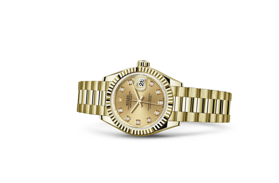 Rolex Lady-Datejust in Gold m279178-0017 at Reeds Jewelers