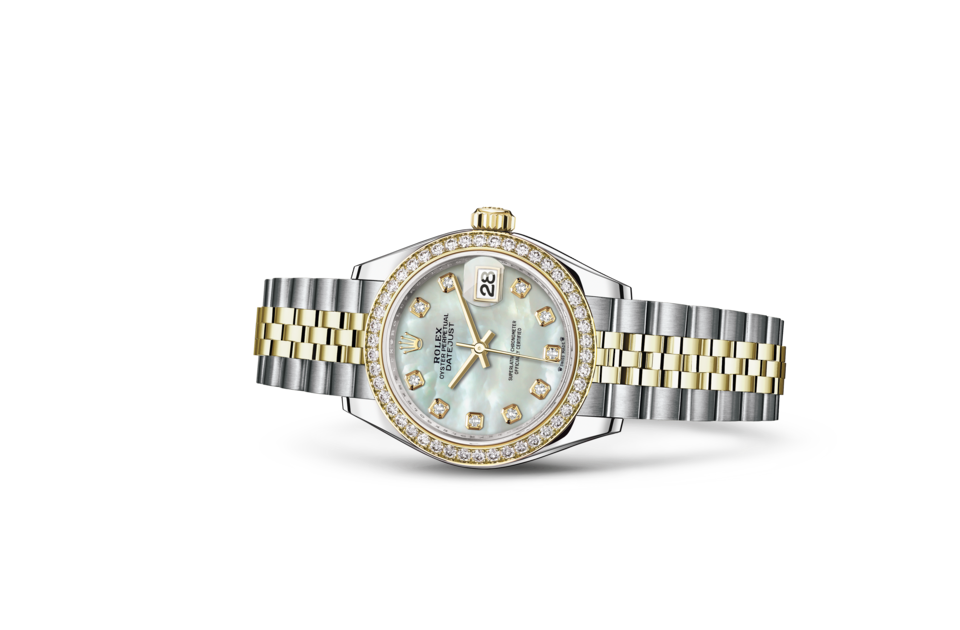 Rolex Lady-Datejust in Oystersteel and gold m279383rbr-0019 at Reeds Jewelers