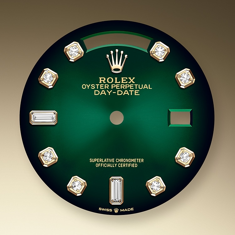 Green ombré dial