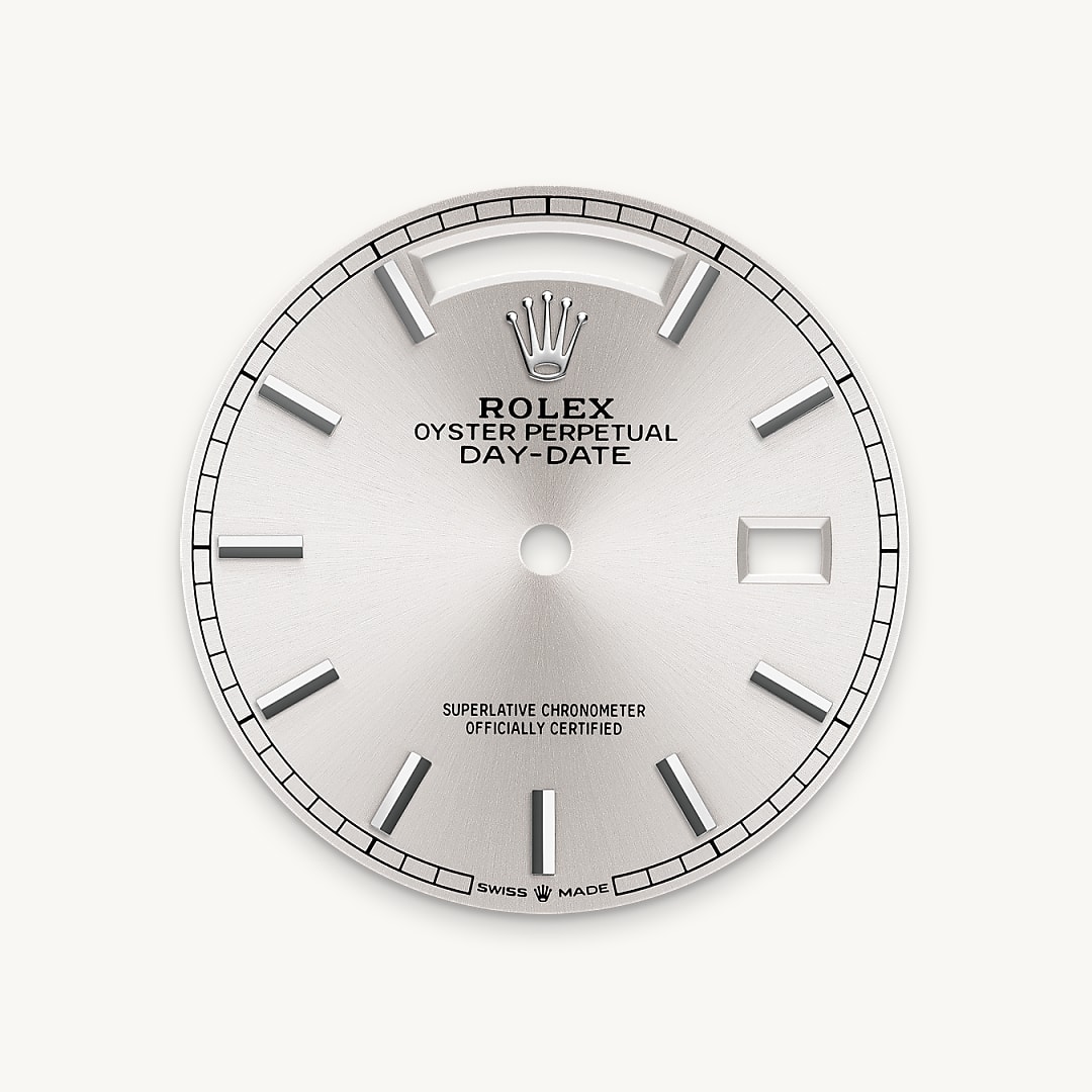 Silver dial