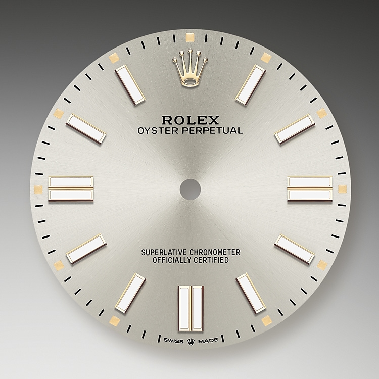 Silver dial