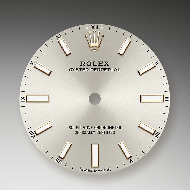 Silver dial